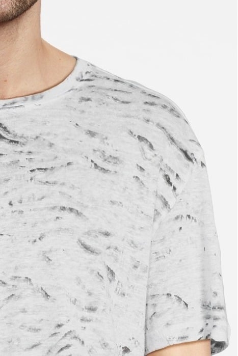 WARDS SS WATERCOLOR ZEBRA PRINT LINEN CR WHITE 4