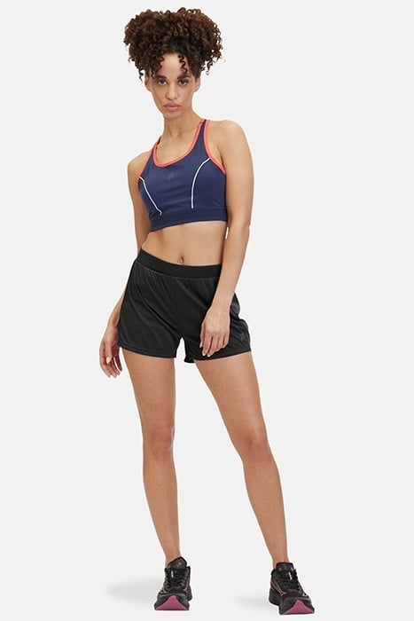 RACALE RUNNING SHORTS WITH INNER TIGHTS BLACK 3