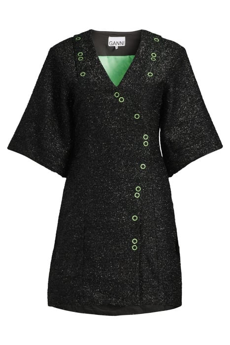 SPARKLE MINI DRESS BLACK 3