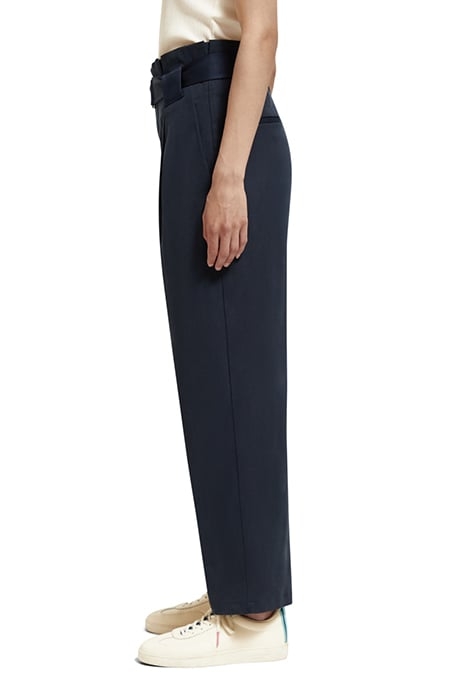 DAISY - HIGH RISE STRAIGHT LEG PAPER BAG PANT NIGHT 6