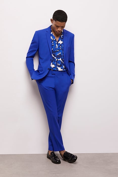 VESTE DE COSTUME COL TAILLEUR BLUE BRUT 5