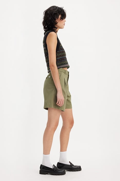 PLEATED SHORT GREEN 4