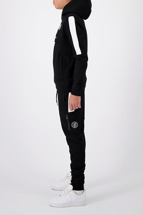 ANORAK STRIPE HOODIE BLACK 5