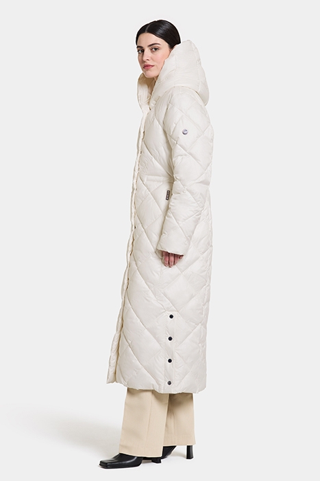 SAGA WNS COAT L WHITE FOAM 7