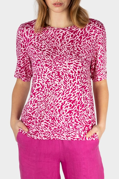T-SHIRT 1/2 SLEEVES FESTIVAL FUCHSIA 1