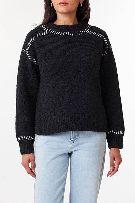 SWEATER PULLOVER BLACK NIGHT 1