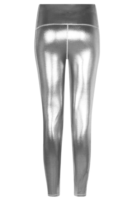 SHINY YOGA LEGGINGS SILVER 4