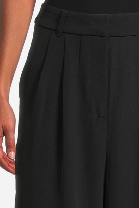 SLEEK TAILORED WDE LEG TROUSER BLACK 4