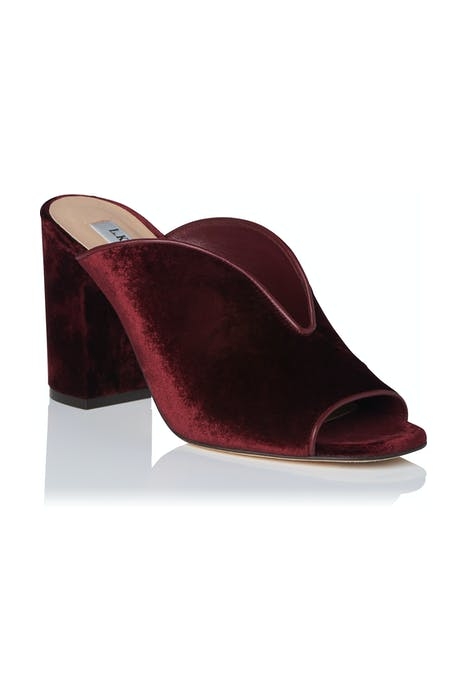 CARMELA MULE BLACK RASPBERRY 3