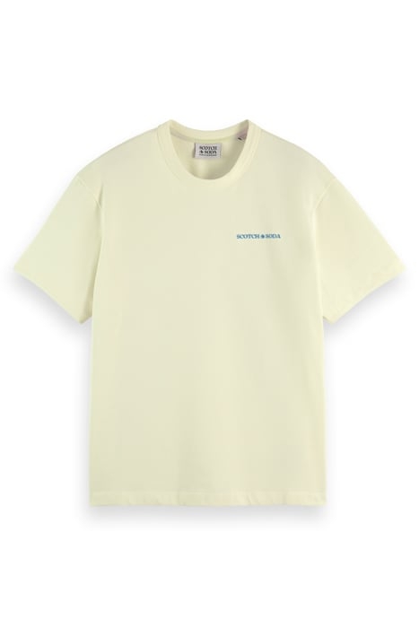 UNISEX CREWNECK TEE IN ORGANIC COTTON DAFFODIL 5