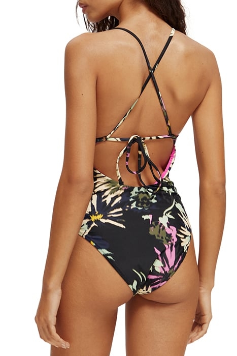 PRINTED BATHING SUIT ASTER BLACK 2