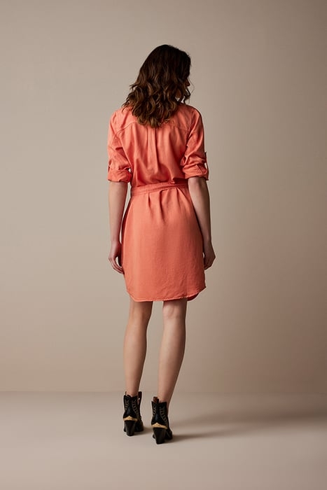 CARGO DRESS BREEZY TENCEL REDS 2