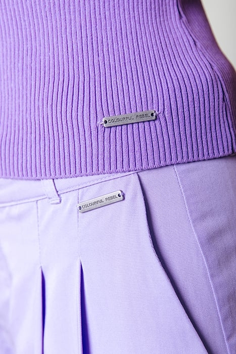 WENDE UNI LOW WAIST PANTS PASTEL LILAC 5