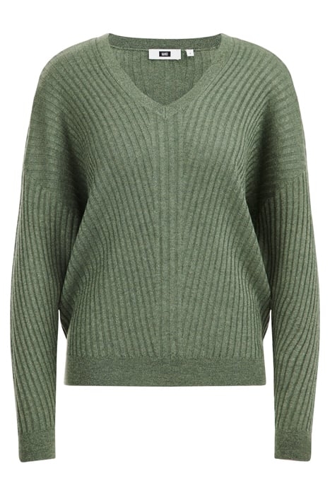 KNITTED PULLOVER DARK GREEN 4