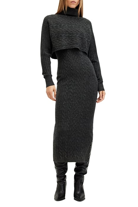 MURIEL DRESS CINDER BLACK 1