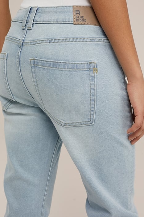 5-POCKET MID WAIST ICE BLUE 5