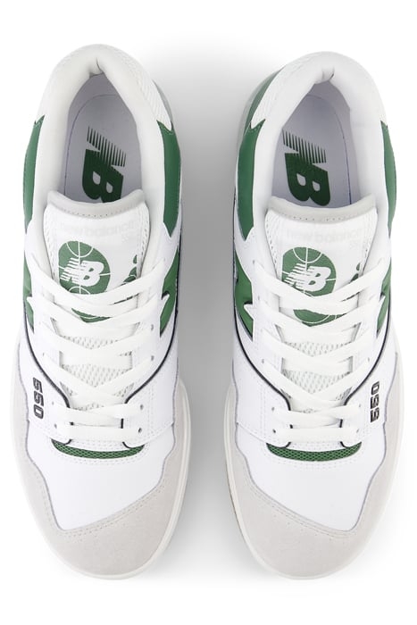 BB550ESB SNEAKERS IN WHITE & GREEN 6