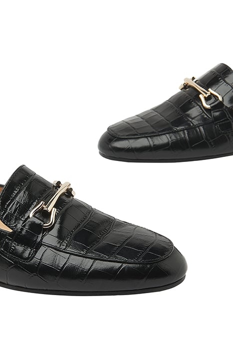 MARINA LOAFER W/ HARDWARE BLACK 4