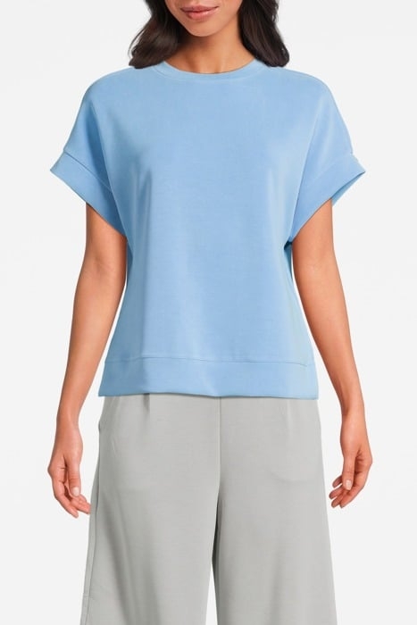 TENCEL PEACHED SHIRT CRUISE BLUE 1