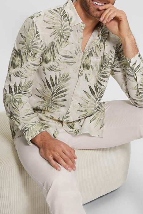 LS COLLINS AOP SHIRT MILITARY FOLIAGE 6