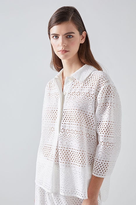 TW EDIE BRODERIE SHIRT WHITE 4