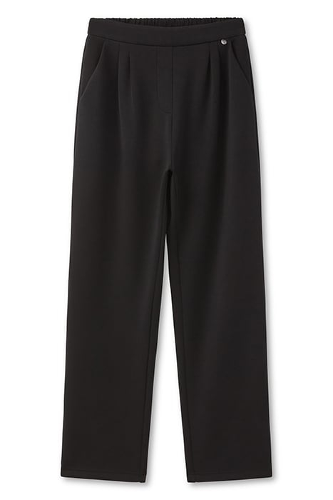 PLEAT FRONT PULL ON CARROT BLACK 3