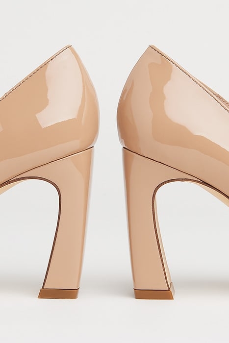 HARPER PEEP TOE COURT NUDE 4