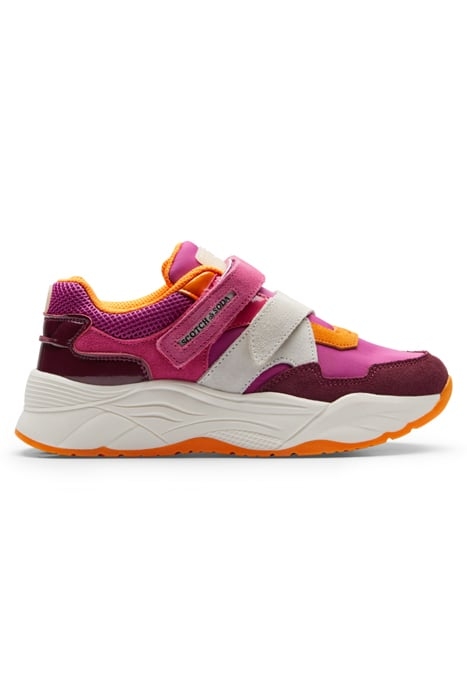 GIRLS CELESTIA VELCRO SNEAKER BORDO MULTI 1