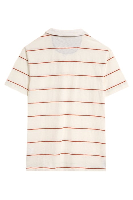 JACQUARD STRIPE POLO NATURAL 4