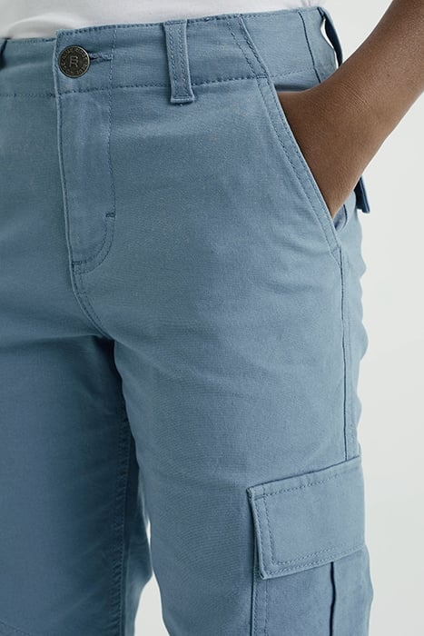 CARGO PANTS GREYISH BLUE 5