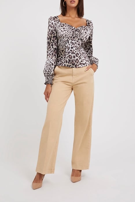 LS ADELAIDE BLOUSE JAGUAR CAT PRINT 3