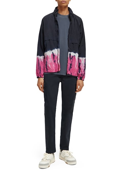 STUART- GARMENT-DYED PIMA COTTON CARGO PANT NAVY 3