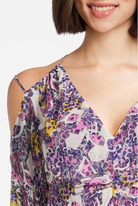 JARNE BLOUSE IN MIXED PINK 4