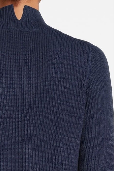 GLORY HIGH NECK SWEATER NAVY - OUTLET PRICE 4