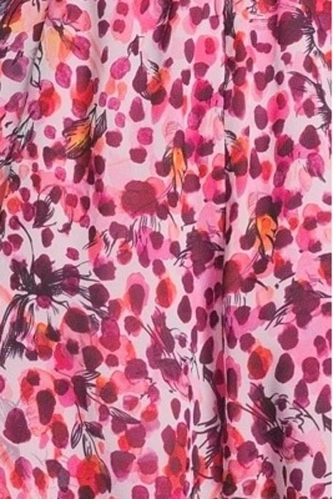 PENNY STRAPPY DRESS PINK PRINT - OUTLET PRICE 5