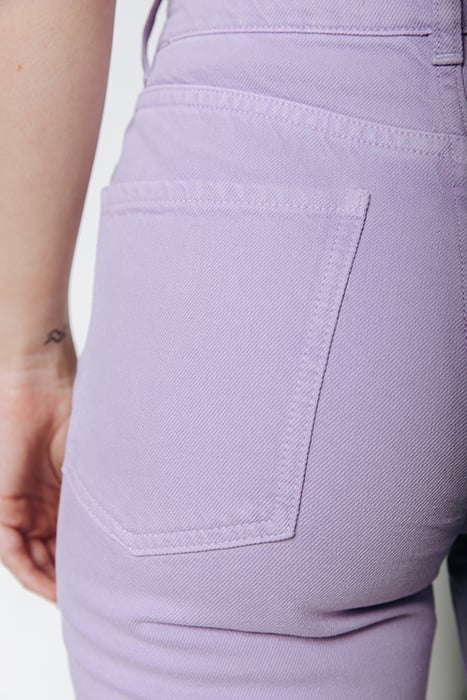 JONES MID RISE STRAIGHT LEG PANTS LILAC 5