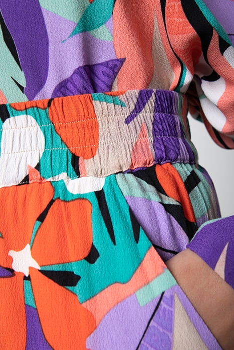 MELODY BIG FLOWER STRAIGHT PANTS MULTICOLOR 5