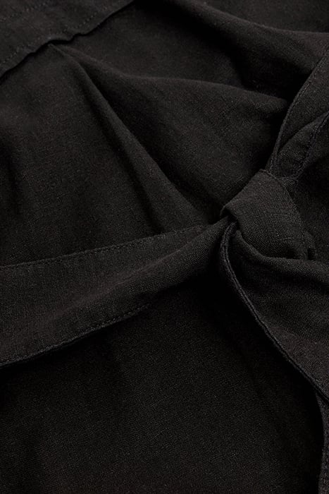 MARIANNE LINEN BLEND DRE PURE BLACK 7