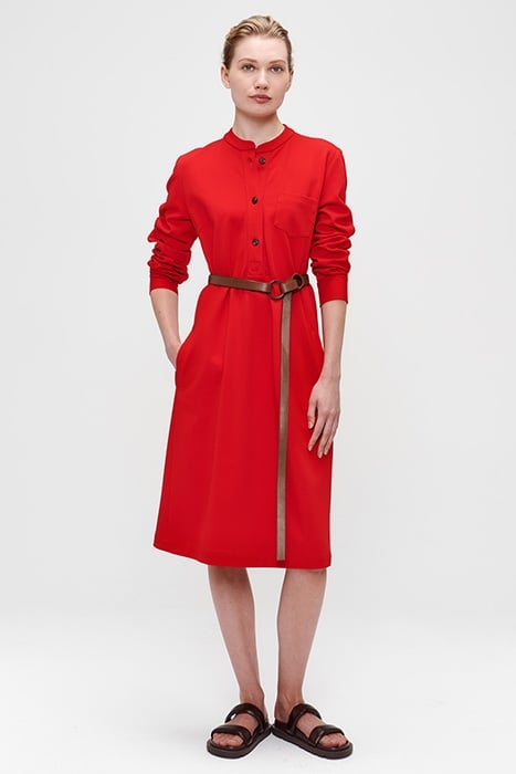 LACEY POLO DRESS RADICAL RED 1