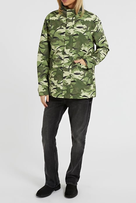 TECHNICAL RAINCOAT GUESS CAMOU AOP PRIN 3