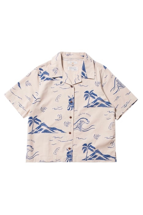 MOA WAVES HAWAII SHIRT ECRU 3