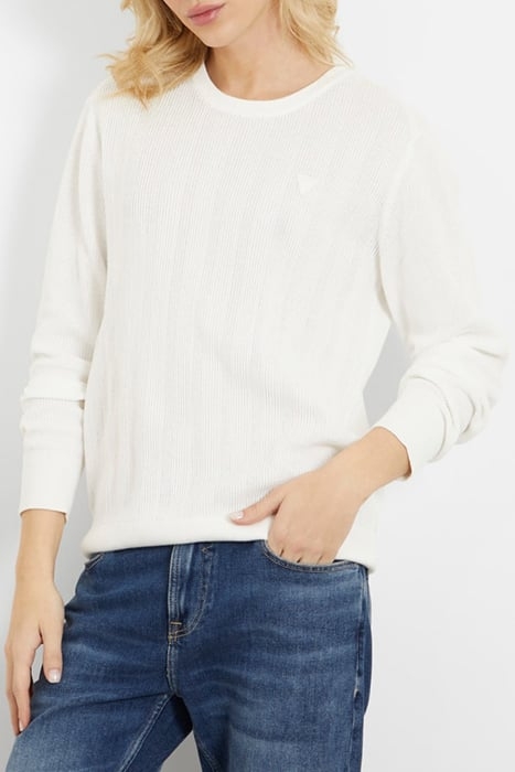 BUD LS CN STITCHED S SALT WHITE 1