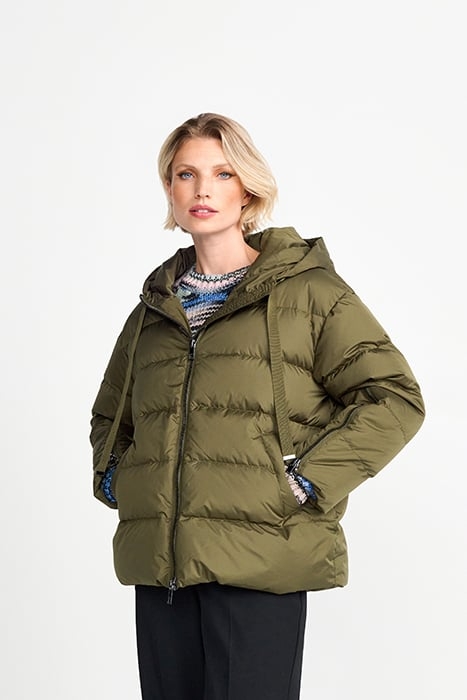 BIG PUFFER JACKET SUSTAINABLE DOWN OLIVE 1