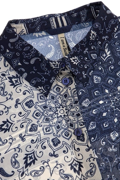 LS NEW GEORGIE SHIRT SASHIKO SQUARE BANDA 8