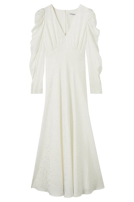 DR ROSE V NECK BRIDAL IVORY 3
