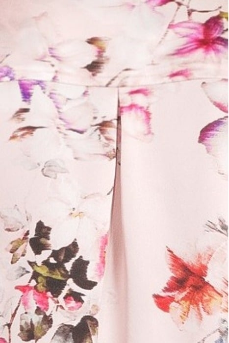 THE ICON BLOUSE PRINT ETHEREAL ROSES PINK 5