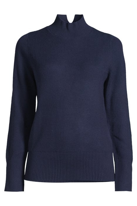 GLORY HIGH NECK SWEATER NAVY - OUTLET PRICE 3