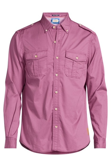 REGULAR-FIT REFINED COTTON SHIRT DAHLIA 3
