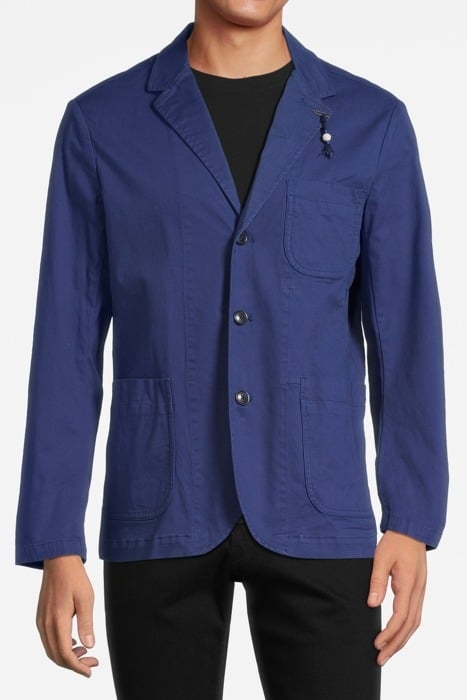 UNCONSTRUCTED 3-BUTTON BLAZER MARINE 1