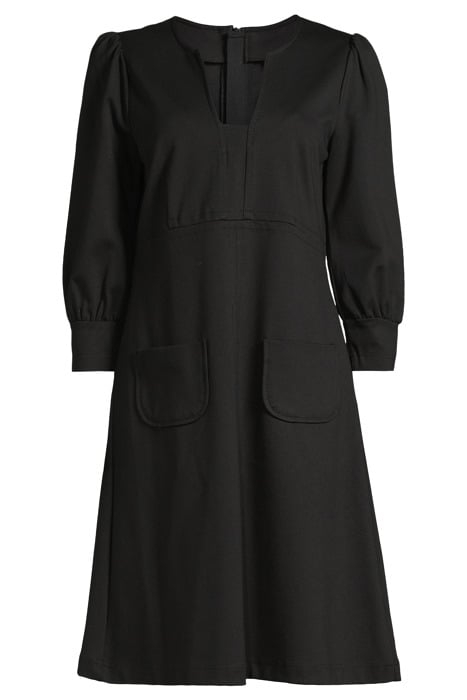 DRESS WITH POCKETS PUNTO MILANO BLACKS 3